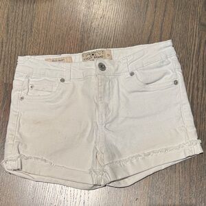 Lucky Brand Girls White Jean Shorts